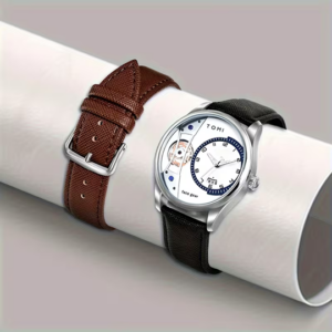 Men's Rotary Watch with Interchangeable Strap