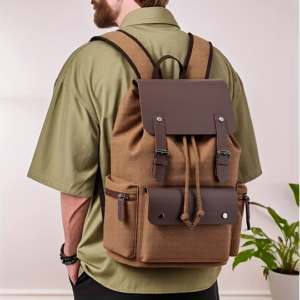 Trendy Retro Canvas Computer Bag Backpack