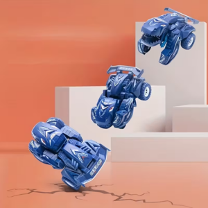 2-in-1 Automatic Transforming Dinosaur Car Toy
